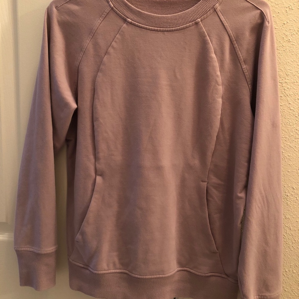 Scuba crew sweatshirt purple lululemon